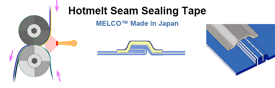 MELCO™ ドライウェットスーツホットメルトテープ