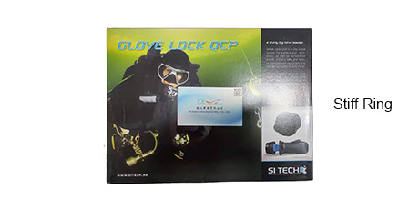 SI-TECH® Glove Lock QCPドライスーツドライグローブシステム（剛性リングのカフにフィット）